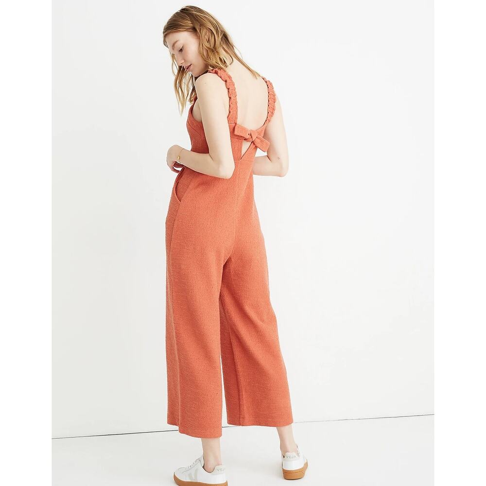 Madewell Texture & Thread Ruffle-Strap Jumpsuit 00 - Picture 10 of 10